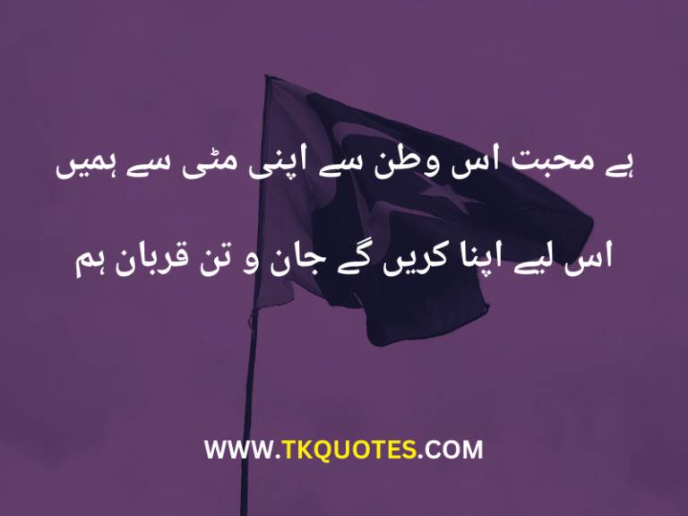 Top New 14 August Shayari In Urdu 2 Lines Text | Urdu Poetry On Independence Day